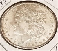 1887 Silver Dollar BU