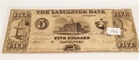 $5 The Lancaster Bank