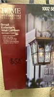 Exterior Wall Lantern-crack in glass see pics