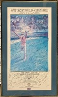 Signed 1987 Walt Disney "Golf Classic" Poster