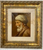 Merchant Portrait in Gold Frame