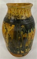 Pinched Stoneware Vase