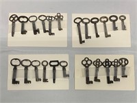 23 Assorted Skeleton Keys