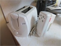 toastmaster toaster, waring mixer