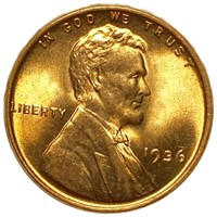 1936 Lincoln Wheat Penny UNCIRCULATED