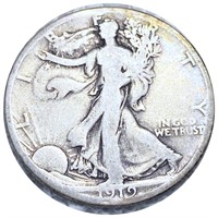 1919-S Walking Liberty Half Dollar NICELY CIRC