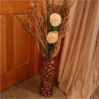 Floor Size Vase & Floral Decor