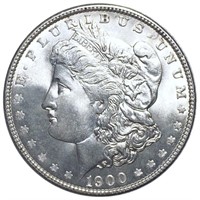 1900 Morgan Silver Dollar NEARLY UNCIRCULATED