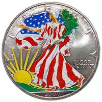 2000 Silver Eagle Colorized UNCIRCULATED