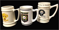 Pittsburgh Steeler and Erie, Pa. Beer Mugs