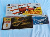 Guillow's Authentic Scale Airplane Fokker DR-I