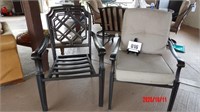 4 Patio Chairs with Pads