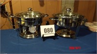 2 Chafing Dishes