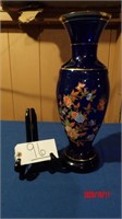 Blue Hand Painted Vase