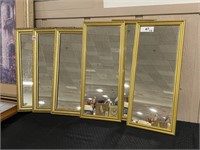 (6) Decorative Vertical Mirrors