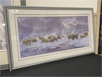 Buffalo Print by Bonnie Marris