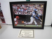 Hank Aaron 8 x 10 Framed Signed Photo