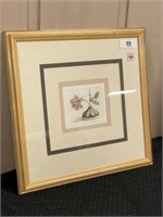 Rose in Vase Framed Art, Signed, 37/350