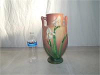 Large Roseville Pottery Vase "Iris" 928-12"  Nice