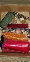 EYEGLASSES AND CASES