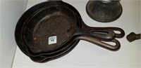 cast iron skillets -2 griswold