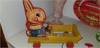 Fisher price bunny pull toy