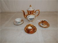 Bavaria Gold China Teapot Venezia Ponte Di Rialto