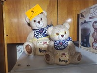 2 Bear Cookie Jars