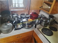 Large Lot of Pots and Pans