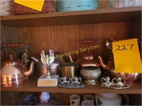 Tin Tea Pots and Vintage Trophies