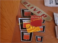 8 Oliver Decals - Assorted Sizes