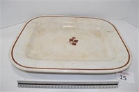 Maple Leaf Stone China Large Platter