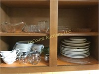 all glassware serving pieces misc plates