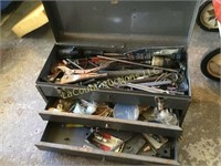 Craftsman tool box with misc tools