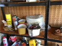 2 sections L & R garage items