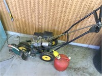 Yard man 3.75 HP edger and gas can