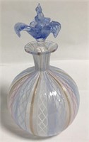 Art Glass Bottle With Stopper