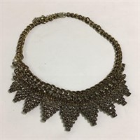 Necklace With Rhinestone Detailing