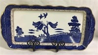 Royal Doulton Fine China Tray, Booths Old Willow