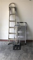 2 x Ladders and Trolley