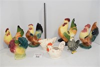 Assorted Roosters