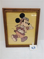 Early Mickey Mouse Aviator Print