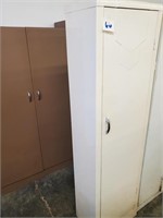 skinny 1 door metal cabinet