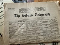 Historical items old news papers pictures