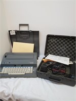 Smith Corona typewriter and JVC recorder