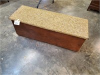Wooden blanket or toy box