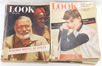 * 25 "Look" Magazines from the 1950's