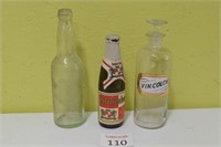 (3) Vintage Bottles