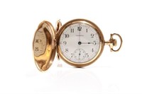 WALTHAM GOLD-PLATED POCKET WATCH