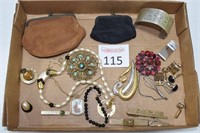 Assorted Jewelry & Coin Purses
